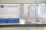 Glacier Bay Mandouri Single-handle Pull-down Kitchen Faucet W/ Soap Dispenser. Fixed Price $119.99.
