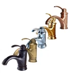Bathroom Sink Faucet One Hole Single Handle Vanity Basin Mixer Tap Deck Mounted. Fixed Price $34.80.