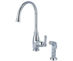 Olympia K-5441 Single Handle Kitchen Faucet W/ Sprayer Chrome Finish Brand New. Fixed Price $50.00.
