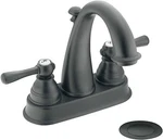 Moen 6121WR Kingsley Centerset Bathroom Faucet Drain Assembly, Wrought Iron. Fixed Price $350.00.