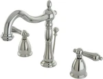 Kingston Brass KB1976AL, Widespread Bathroom Faucet With Pop-up Drain Assembly. Fixed Price $239.99.