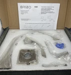 Brizo Virage 2-HANDLE Roman Tub Faucet Polished Nickel T67330-PN *new* Open Box. Fixed Price $599.95.