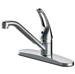 Lot Of 4 Seasons Anchor Point Single Handle Kitchen Faucet W/ Deckplate 158713. Fixed Price $65.00.