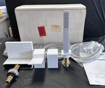 Artos F202-2WH Quarto 4 Hole Deck Mount Tub Filler, White (w/ Rough In Valves). Fixed Price $1499.00.