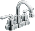 Moen Banbury 4 In. Centerset 2-HANDLE High-arc Bathroom Faucet Chrome. Fixed Price $52.00.
