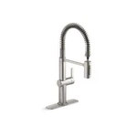 Kohler Clarus Semi Professional Pull Down Sprayer Kitchen Faucet Stainless. Fixed Price $189.50.