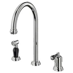 New Ikea Vithavet Chrome Kitchen Faucet/separate Handspray 003.419.28. Fixed Price $90.00.