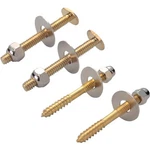 Prosource PMB-482-3L Bolt Screw Set, Steel, Brass, For: Use Attach Toilet. Fixed Price $24.89.