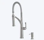 Giagni PD230-SS Marzano Pulldown Kitchen Faucet & Dispenser, Stainless Steel-pvd. Fixed Price $219.99.