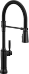Delta 9684TL-DST Renaldi 1.8 Gpm Hole Pre-rinse Kitchen Faucet Black. Fixed Price $781.90.