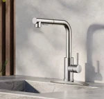 Androme Singlehandle Pulldown Sprayer Kitchen Faucet-pull Out Wand-chrome. Fixed Price $49.99.