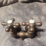 Aqua Vintage AE37T5 Two-handle 2-HOLE Tub Wall Mount Clawfoot Faucet. Fixed Price $99.99.