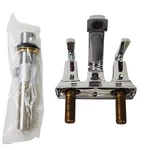 Moen 6010 Boardwalk Centerset Bathroom Faucet With Metal Drain Assembly - Chrome. Fixed Price $94.90.