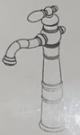 Delta Victorian 755LF-CZ Champagne Bronze Vessel Bathroom Faucet. Fixed Price $599.95.
