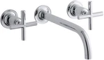 Kohler Purist Wall-mount Bathroom Sink Faucet Trim With Cross Handles 1.2 Gpm. Fixed Price $346.26.