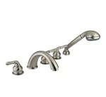 Kingston Brass KS3685MHS Piece Roman Tub Faucet Brushed Nickel Hand Shower. Fixed Price $150.00.
