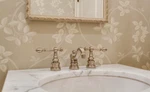 Kohler K-6811-4-BV Georges Brass Widespread Bathroom Sink Faucet Lever Handles. Fixed Price $1299.99.