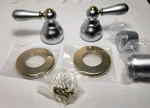 American Standard Hampton Faucet Handles Fits 18 /20 Point Stems. Fixed Price $42.00.