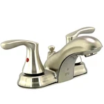Moen Cfg 40225BN Cornerstone 2-HANDLE Bathroom Faucet W/ Drain Brushed Nickel. Fixed Price $30.58.