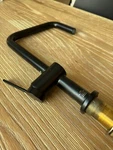 Hansgrohe Talis Black High Arc Kitchen Faucet With Swivel. Fixed Price $199.00.