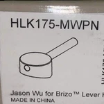 Brizo HLK175-MWPN Odin Pull-down Kitchen Faucet Lever Handle, Matte White Polish. Fixed Price $60.00.