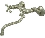 Kingston Brass KS216SN 6-INCH Adjustable Center Wall Mount Bathroom Faucet. Fixed Price $99.00.