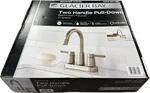 New! Glacier Bay Dorind Two Handle Pull-down Bathroom Faucet Brushed Nickel 4. Fixed Price $54.99.