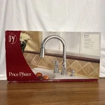Price Pfister WKP-650C, Single Control Pull Down Faucet, Polished Chrome Finish. Fixed Price $225.00.