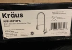Kraus FS-1001-KFF-1691 Hole Pre-rinse Pull Down Stainless Brand New. Fixed Price $331.65.