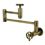 Kingston Brass KS810.RKZ Wendell 3.8 Gpm Wall Mounted Hole Pot -. Fixed Price $493.97.