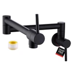 Kes Pot Filler Folding Kitchen Faucet Double Joint Swing Arm Sink. Fixed Price $128.36.
