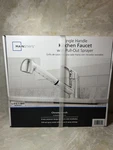 Mainstays Single Handle Kitchen Faucet Pull-out Sprayer Chrome Finish New. Fixed Price $27.99.