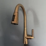 Delta Boyd Single Handle Pull Down Kitchen Faucet Brush Gold 19893Z-CZSD-DST. Fixed Price $109.99.