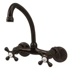 Kingston Brass KS214 1.8 Gpm Widespread Bridge Kitchen - Bronze. Fixed Price $162.47.