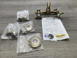 Kingston Brass KS212 1.8 Gpm Widespread Bridge Bar Faucet. Fixed Price $113.99.