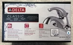 Delta Classic Centerset Bathroom Faucet Handle Polished Chrome 521-ECO-DST-A. Fixed Price $59.99.