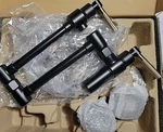 Brizo Litze Double Pot Filler Knurled Handles 62843LF-BLGL Black & Gold. Fixed Price $659.00.