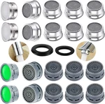20 Sets Of Faucet Aerators With Gaskets 2.2 Gpm Plug-in Restrictor Replacement. Fixed Price $16.98.