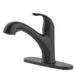 Glacier Bay Market Single-handle Pull-out Sprayer Kitchen Faucet Matte Black. Fixed Price $43.99.