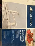 Glacier Bay Single Handle Kitchen Faucet W/white Side Sprayer. Fixed Price $17.50.
