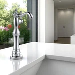 Delta Cassidy Single Hole Bathroom Faucet With Riser - Less Drain Assembly. Fixed Price $195.00.