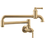 Delta Broderick 1190LFL-CZ Wall Mount Pot Filler Champagne Bronze. Fixed Price $849.00.