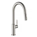 Kraus Oletto Single Handle Pull Down Kitchen Faucet Spot Stainless Steel. Fixed Price $356.87.