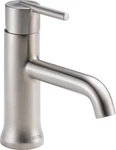 Delta Trinsic 1-HANDLE Bathroom Faucet Stainless-certified Refurbished. Fixed Price $252.62.
