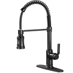 Aklfgn Single Handle Pull Down Kitchen Faucet Matte Black. Fixed Price $59.99.