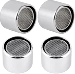 4 Pcs Faucet Aerator, Kitchen Sink Adapter With Solid Brass Shell. Fixed Price $19.85.