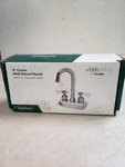 Krowne 14400L In Heavy Duty Wall Mount Faucet W/ Swivel Gooseneck. Fixed Price $99.95.