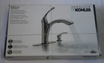 New Kohler Mistos Single-handle Pull-out Sprayer Kitchen Faucet Stainless Steel. Fixed Price $94.50.
