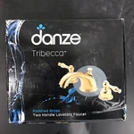 Polished Brass Danze Two Handle Lavatory Faucet Tribecca DH304055PBV S2. Fixed Price $39.99.