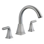 Glacier Bay Brookglen 2-HANDLE Deck-mount Roman Tub Faucet In Brushed Nickel. Fixed Price $159.99.